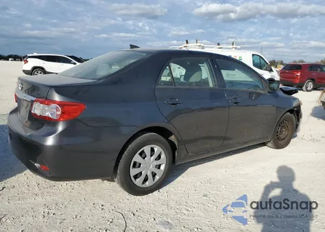 2013 Toyota Corolla Base from USA, damaged, VIN 2T1BU4EE1DC991858